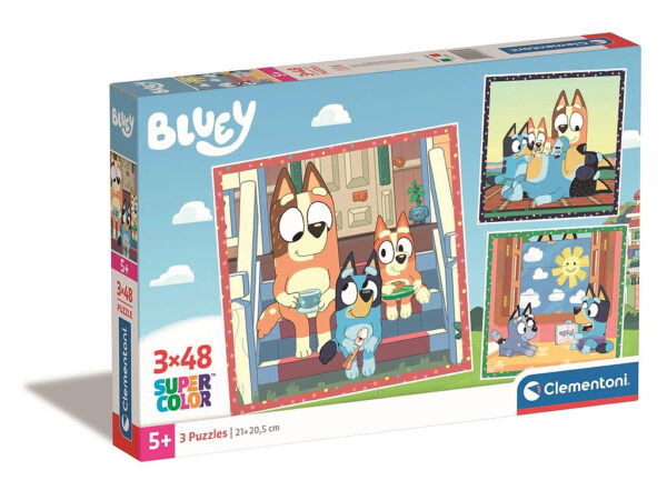 Παζλ Bluey Together 3x48 db-os Clementoni
