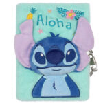 Disney Lilo and Stitch Aloha 3D Λούτρινο Ημερολόγιο A5 με Κλειδαριές