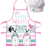 Παιδική ποδιά Disney 101 Dalmatians Little Sweetie σετ 2 τεμαχίων