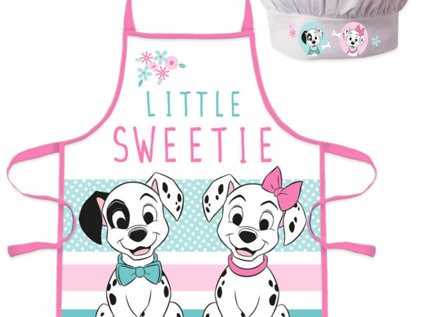 Παιδική ποδιά Disney 101 Dalmatians Little Sweetie σετ 2 τεμαχίων