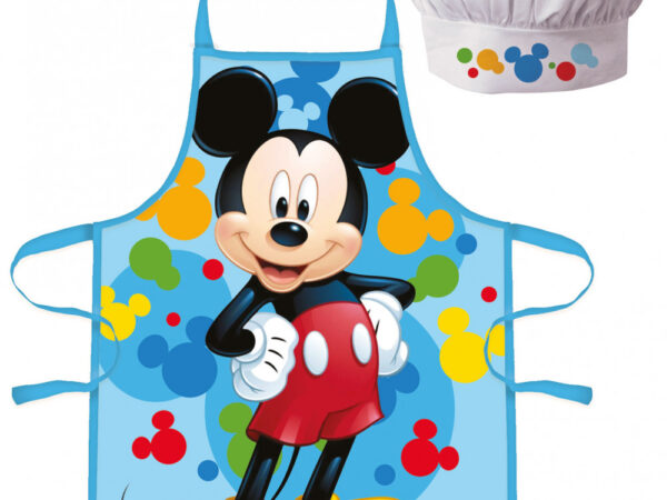 Παιδική ποδιά Disney Mickey Grinning Colors σετ 2 τεμαχίων