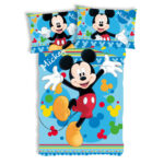 Σετ παιδικών κλινοσκεπασμάτων Disney Mickey Joyful 100-135 εκ., 40-60 εκ.