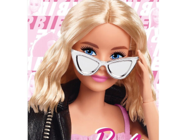 Κουβέρτα Barbie Glam από φλις 100x140εκ.