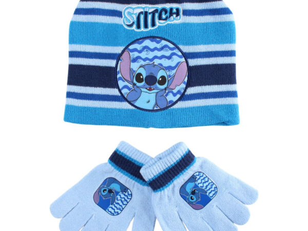 Σετ σκουφάκι και γαντιών Disney Lilo and Stitch Waves
