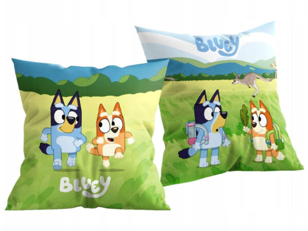 Διακοσμητικό μαξιλάρι Bluey Sunny Day 38x38 εκ. βελούδο