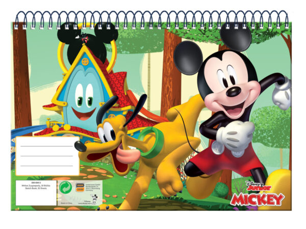 Μπλοκ σχεδίασης Disney Mickey Fun Times A/4 σπιράλ, 30 φύλλα