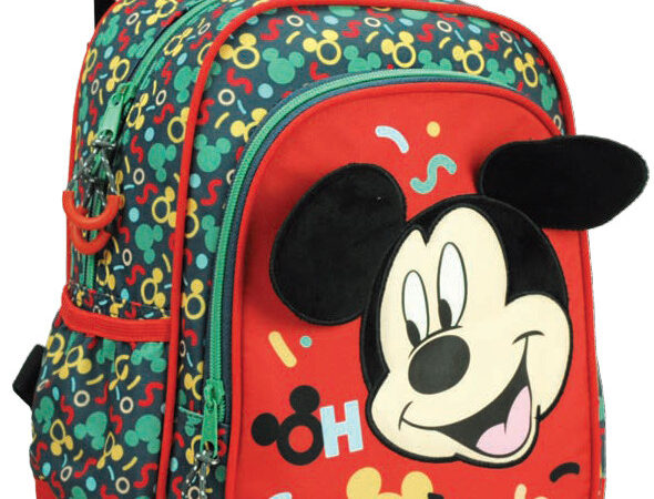 Σακίδιο πλάτης νηπιαγωγείου Disney Mickey Oh Boy, ρολό, τσάντα 30 εκ.
