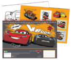 Μπλοκ σχεδίασης Disney Cars Vroom A/4 με σπιράλ και 40 σελίδες και αυτοκόλλητα