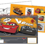 Μπλοκ σχεδίασης Disney Cars Vroom A/4 με σπιράλ και 40 σελίδες και αυτοκόλλητα