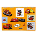 Μπλοκ σχεδίασης Disney Cars Vroom A/4 με σπιράλ και 40 σελίδες και αυτοκόλλητα - Image 3