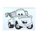Μπλοκ σχεδίασης Disney Cars Vroom A/4 με σπιράλ και 40 σελίδες και αυτοκόλλητα - Image 5