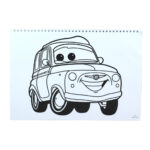 Μπλοκ σχεδίασης Disney Cars Vroom A/4 με σπιράλ και 40 σελίδες και αυτοκόλλητα - Image 6