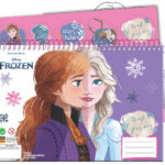Μπλοκ σχεδίασης Disney Frozen Together A/4 με σπιράλ, 40 σελίδες και αυτοκόλλητα