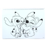 Μπλοκ σχεδίασης σπιράλ Disney Lilo and Stitch Blast A/4 με αυτοκόλλητα, 40 σελίδες - Image 6