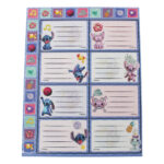 Ετικέτα σημειωματάριου Disney Lilo and Stitch Aliens με αυτοκόλλητα, 16 τεμάχια - Image 3