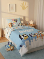 Σετ κλινοσκεπασμάτων Bluey Family 140x200cm, 70x90 cm - Image 2