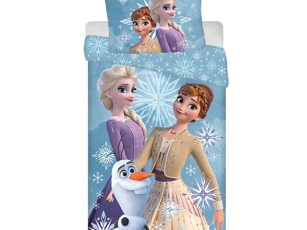 Παιδικά κλινοσκεπάσματα Disney Frozen White Snowflake 100-135 εκ., 40-60 εκ.
