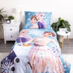 Παιδικά κλινοσκεπάσματα Disney Frozen White Snowflake 100-135 εκ., 40-60 εκ. - Image 2