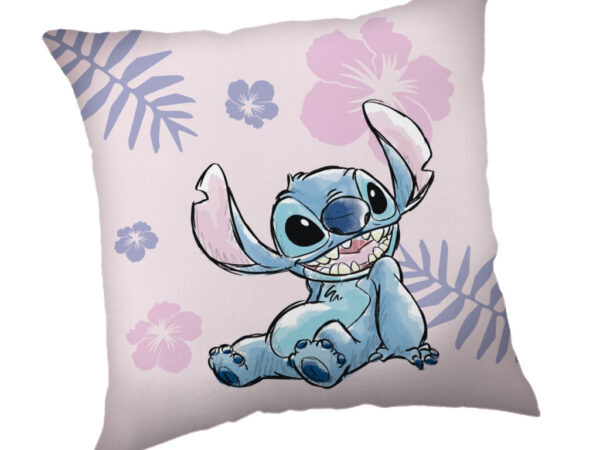 Διακοσμητικό μαξιλάρι Disney Lilo and Stitch ροζ 40x40εκ.