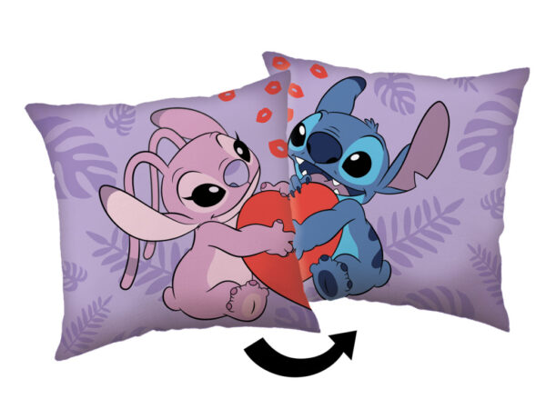 Διακοσμητικό μαξιλάρι Disney Lilo and Stitch Kiss 40x40εκ.