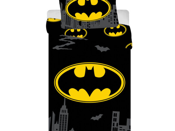 Σετ κλινοσκεπασμάτων μαξιλαροθήκη & παπλωματοθήκη Batman The Emblem
