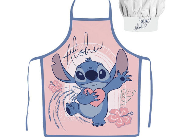 Παιδική ποδιά Disney Lilo and Stitch Aloha σετ 2 τεμαχίων