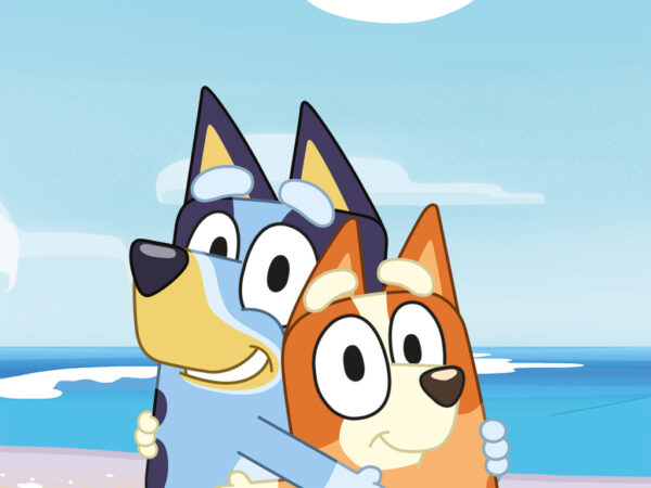 Κουβέρτα Bluey Cozy από φλις 100x150 εκ.