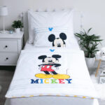 Σετ παιδικών κλινοσκεπασμάτων Disney Mickey Colors 100-135cm, 40-60cm - Image 2