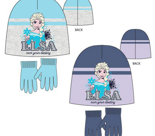 Σετ παιδικού καπέλου + γαντιού Disney Frozen Destiny 52-54 εκ.