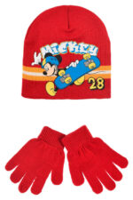 Σετ παιδικού σκούφου + γαντιού Disney Mickey Skate 52-54 εκ. - Image 3