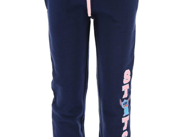 Παιδικό μακρύ παντελόνι Disney Lilo and Stitch Navy, σλιπ τζόκινγκ 3 - 8 ετών / 98 - 128 εκ.