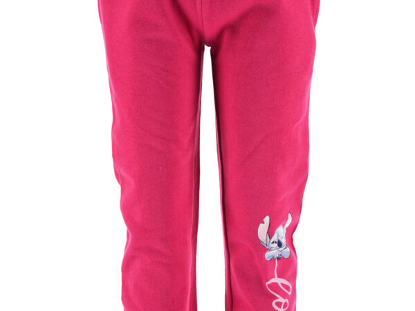 Παιδικό μακρύ παντελόνι Disney Lilo and Stitch Love, με σλιπ jogging 3 - 8 ετών / 98 - 128 εκ.