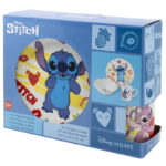 Σετ φαγητού από πορσελάνη Disney Lilo and Stitch Heart σε κουτί δώρου με σχέδιο καρδιάς και σχέδιο σε κουτί δώρου. - Image 2