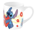 Σετ φαγητού από πορσελάνη Disney Lilo and Stitch Heart σε κουτί δώρου με σχέδιο καρδιάς και σχέδιο σε κουτί δώρου. - Image 5