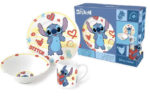 Σετ φαγητού από πορσελάνη Disney Lilo and Stitch Heart σε κουτί δώρου με σχέδιο καρδιάς και σχέδιο σε κουτί δώρου. - Image 7