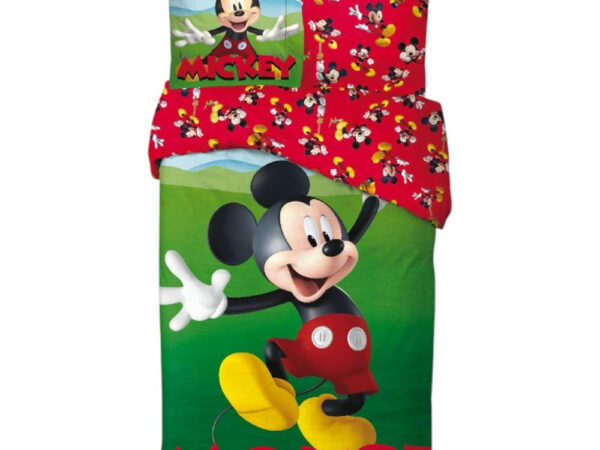 Σετ κλινοσκεπασμάτων κήπου Disney Mickey 140x200cm, 65x65 cm