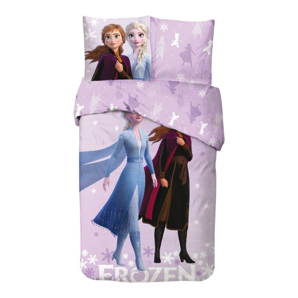 TSL249594 Σετ κλινοσκεπασμάτων Disney Frozen Magical Frost 140x200cm, 65x65 cm - Image 1