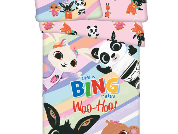 Παιδικό Σετ κούνιας Σεντόνια / Παπλωματοθήκη Bing – 100×135cm