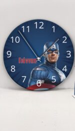 Ρολόι Τοίχου Captain America με Όνομα
