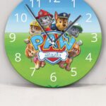 Ρολόι Τοίχου Paw Patrol με Όνομα