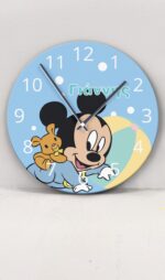 Ρολόι Τοίχου Baby Mickey με Όνομα