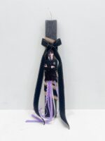 Αρωματική Πασχαλινή Λαμπάδα Wednesday με Φιγούρα & Κορδέλες