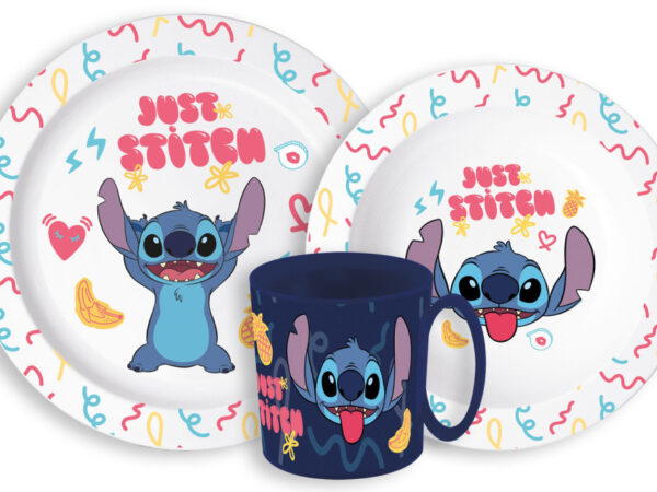 Σετ Φαγητού με Κούπα Lilo & Stitch