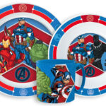 Σετ Φαγητού με Κούπα Avengers