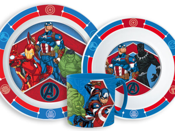 Σετ Φαγητού με Κούπα Avengers
