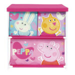 Ράφι αποθήκευσης παιχνιδιών Peppa Pig με 3 διαμερίσματα 53x30x60 εκ.