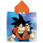 Πόντσο πετσέτας θαλάσσης Dragon Ball Son Goku 55x110cm (γρήγορο στέγνωμα)