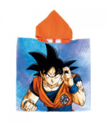 Πόντσο πετσέτας θαλάσσης Dragon Ball Son Goku 55x110cm (γρήγορο στέγνωμα)