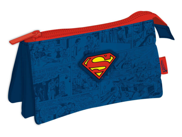 Κασετίνα μολυβιών Superman Comic 3 θέσεων 21 εκ.