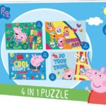 Πάζλ Πέππα το Γουρουνάκι 4 σε 1